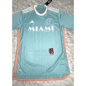 Adidas Inter Miami Jersey Authentic Third Soccer Jersey JJ1449 Mens Medium NEW